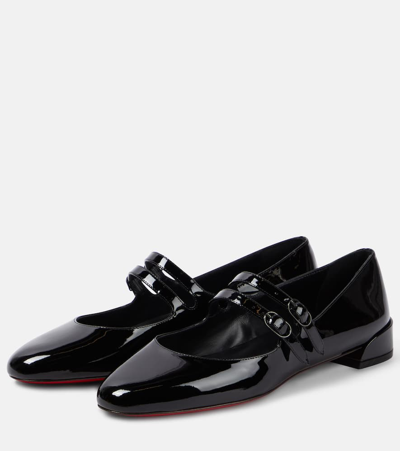 Christian Louboutin Flats In Black