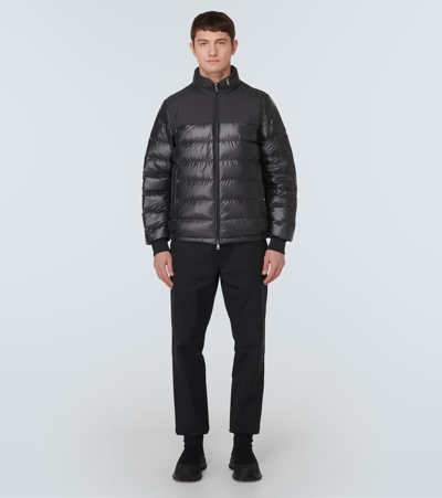 Shop Moncler Coyers Quilted Down Jacket In Black