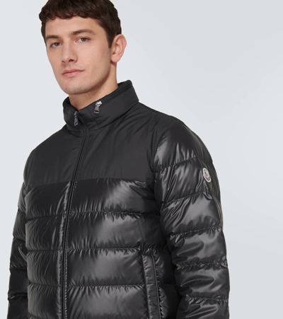 Shop Moncler Coyers Quilted Down Jacket In Black