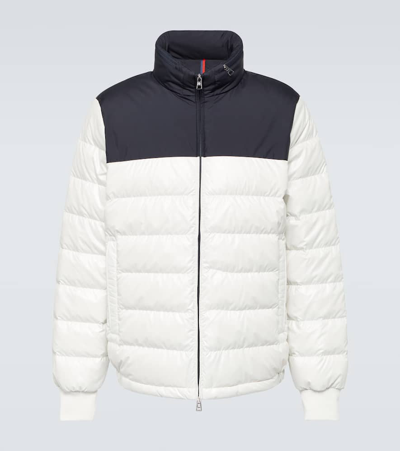 Shop Moncler Coyers Quilted Down Jacket In White
