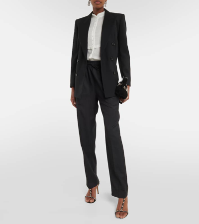 Isabel Marant Balesa Cotton And Silk Shirt In White