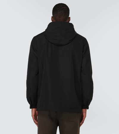 Burberry Black Polyester Sports Jacket In Green