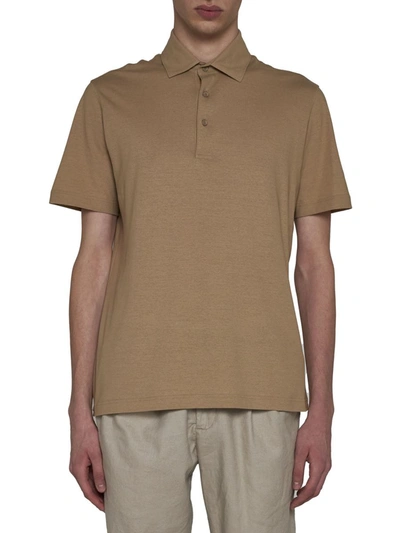 Shop Herno T-shirts And Polos In Sand