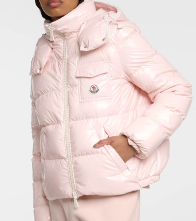 Shop Moncler Andro Down Jacket In Pink