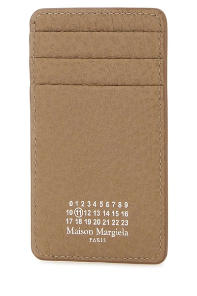 Shop Maison Margiela Wallets In Beige O Tan