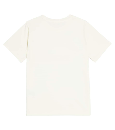 Shop Bonpoint Thida Cotton Jersey T-shirt In Neutrals