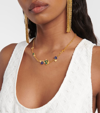 Shop Zimmermann Bloom Gold-plated Chain Necklace