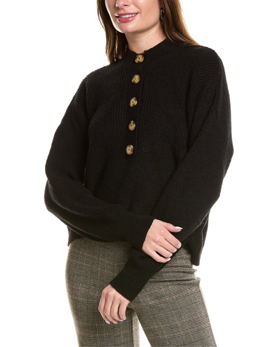 Shop Anna Kay Vanelly Wool-blend Sweater In Black
