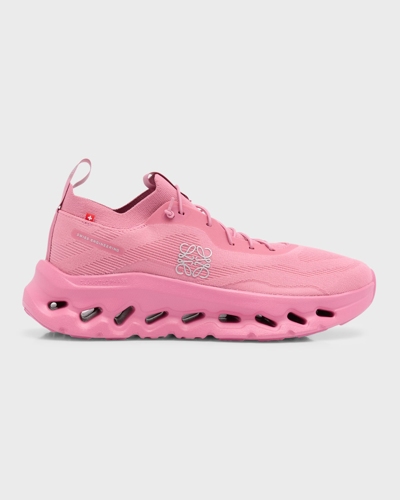 Shop Loewe X On Cloudtilt Embellished Spandex Sneakers In Wild Rose