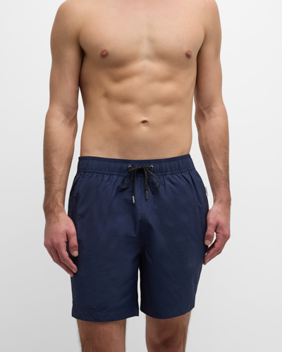 Onia Classic Pull On Linen Shorts 6 Vintage Indigo In Deep Navy