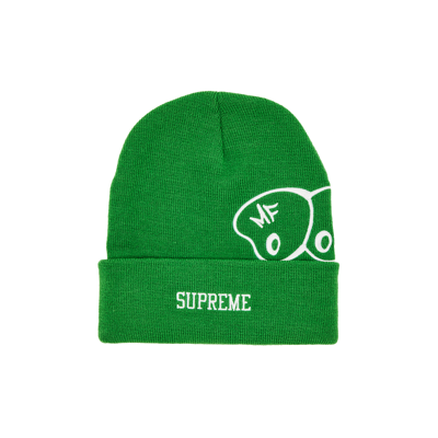 Pre-owned Supreme Mf Doom Beanie 'green'