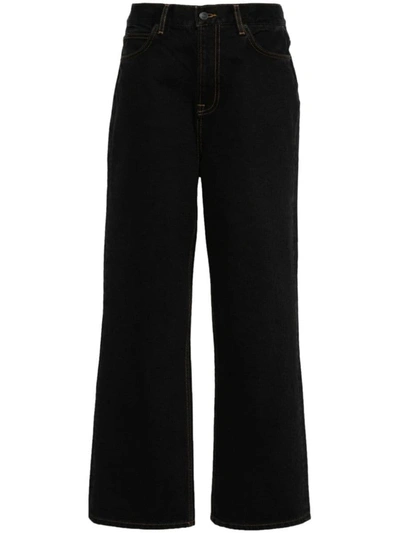 Shop Wardrobe.nyc Low Rise Jean Clothing In Black