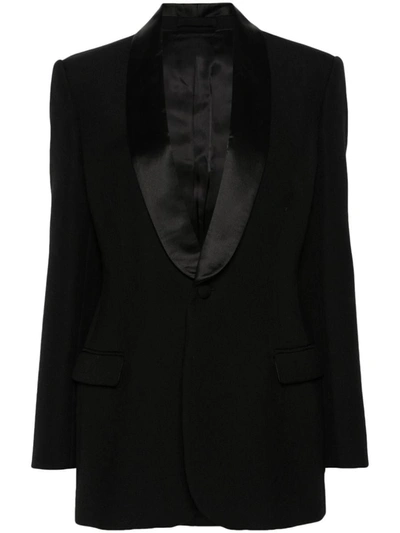 Wardrobe.nyc Tuxedo Blazer In Black