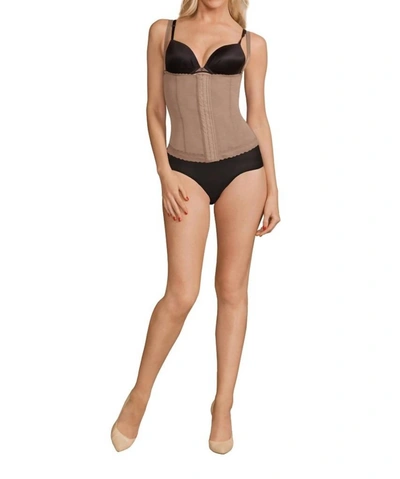 Euroskins Power Tummy Shaper In Taupe In Grey