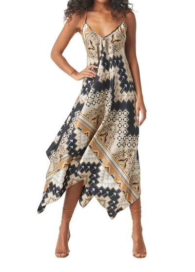 Shop Misa Delfina Dress In Mosaic Print In Multi