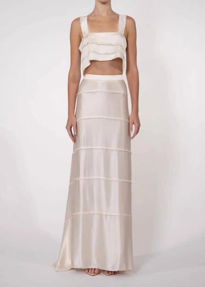 Shop Nonchalantlabel Emery Maxi Skirt In White