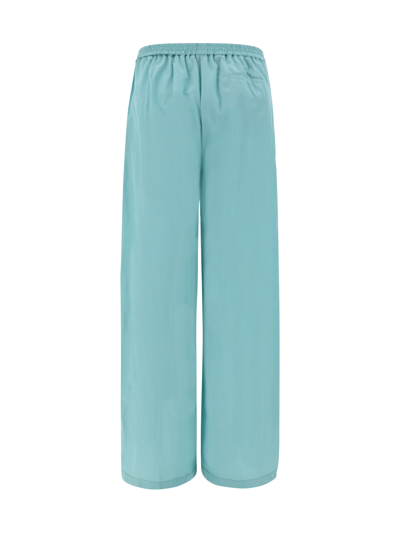 Shop Forte Forte Pants In Aquatic