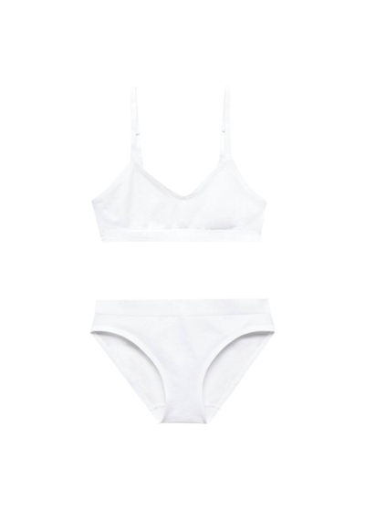 Shop Mango Top And Panty Set Off White