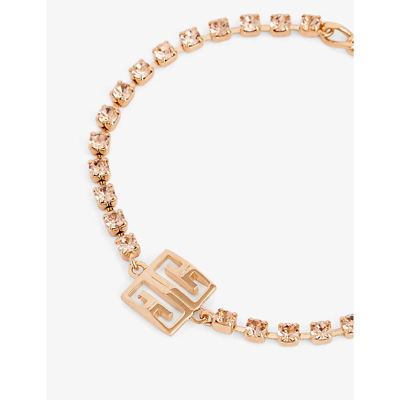 Shop Givenchy Womens Rose Gold 4g Brass Bracelet