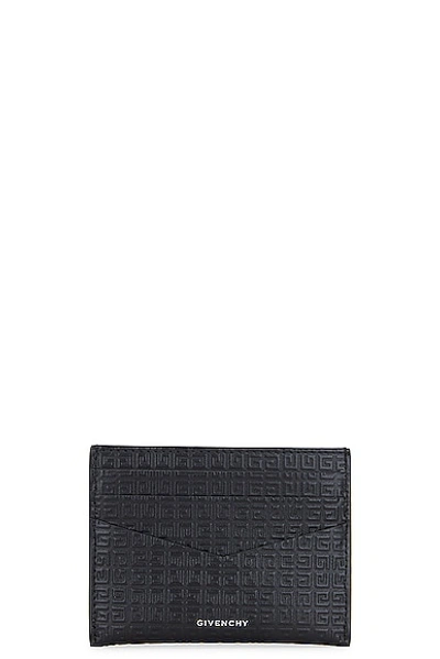 Shop Givenchy Card Holder 2x3 Cc In Black & Green
