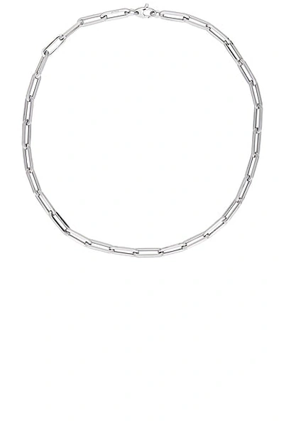 Shop Greg Yuna Cliplink Necklace In Silver