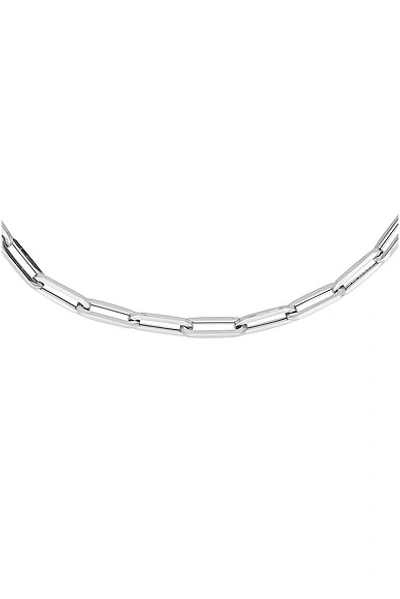 Shop Greg Yuna Cliplink Necklace In Silver