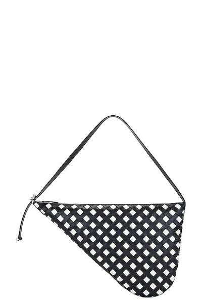 Bottega Veneta Intrecciato 15 Check Avenue Borsa In Black  Space  & Glacier