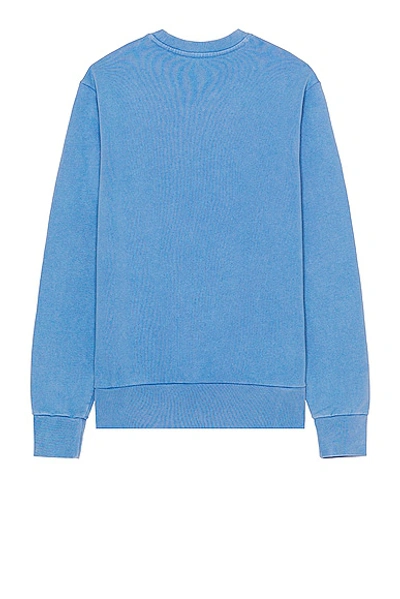 Shop Polo Ralph Lauren Loopback Terry Crew In Summer Blue
