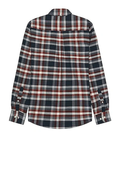 Shop Barbour Bowmont Tailored Shirt In Red