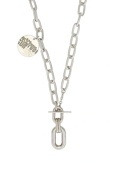 Shop Takahiromiyashita The Soloist Gradation Ball Chain Necklace 2 In Silver