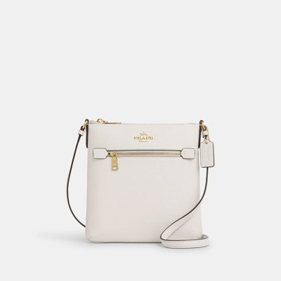 Shop Coach Outlet Mini Rowan File Bag In White