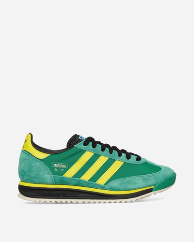 Shop Adidas Originals Sl 72 Rs Sneakers Green / Yellow In Multicolor
