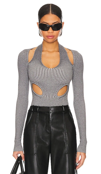 Shop H:ours Alma Top In Charcoal