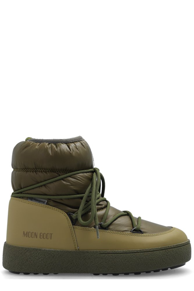 Shop Moon Boot Ltrack Low Lace In Green