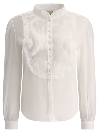 Shop Isabel Marant Balesa Buttoned Shirt In White
