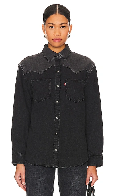Shop Levi's Teodora Western Shirt In Done & Dusted 2