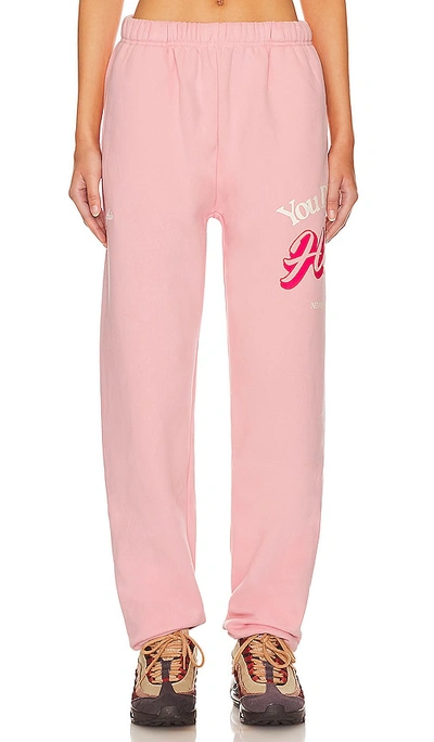 Shop The Mayfair Group You Deserve It Sweatpants In Pink