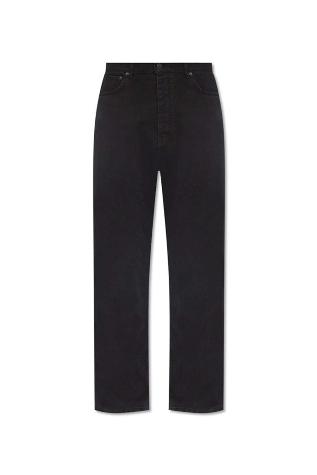 Balenciaga Regular Fit Denim Jeans In Black | ModeSens