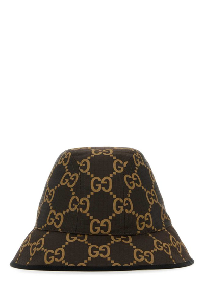 Shop Gucci Monogrammed Bucket Hat In Multi