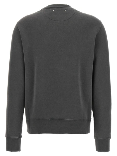 Shop Golden Goose 'athena' Sweatshirt In Gray