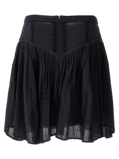 Shop Isabel Marant Étoile 'jorena' Skirt In Black