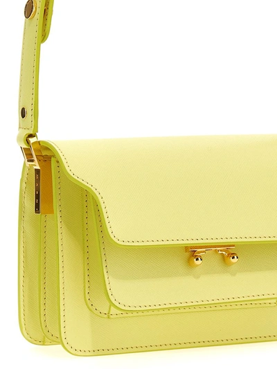 Shop Marni 'trunk' Mini Shoulder Bag In White