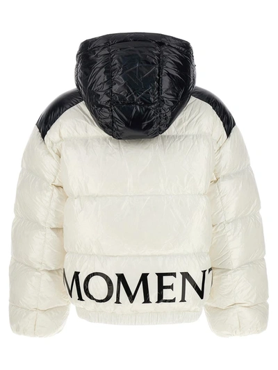 Shop Perfect Moment 'moment Puffer Ii' Down Jacket In White/black