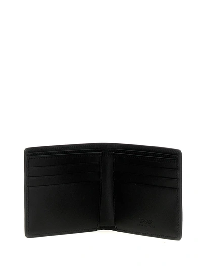 Shop Versace 'barocco' Wallet In Black