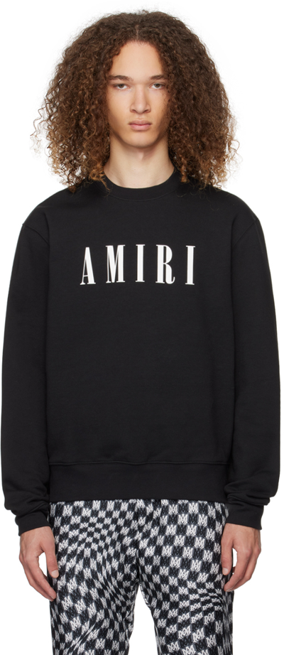 Shop Amiri Black Core Sweatshirt