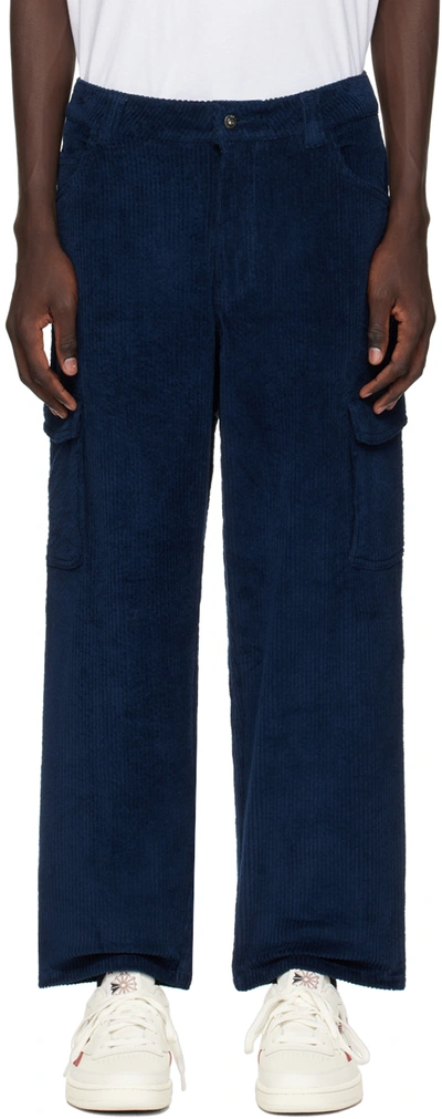 Shop Dime Navy Relaxed Cargo Pants