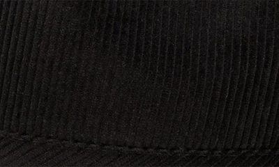 San Diego Hat Cotton Corduroy Fedora In Black