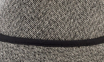 San Diego Hat Tweed Fedora In Black