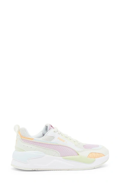 Puma X-ray 2 Square Sneaker In Vapor Gray-grape Mist-white