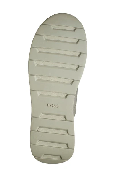 Shop Hugo Boss Titanium Sneaker In Open Grey